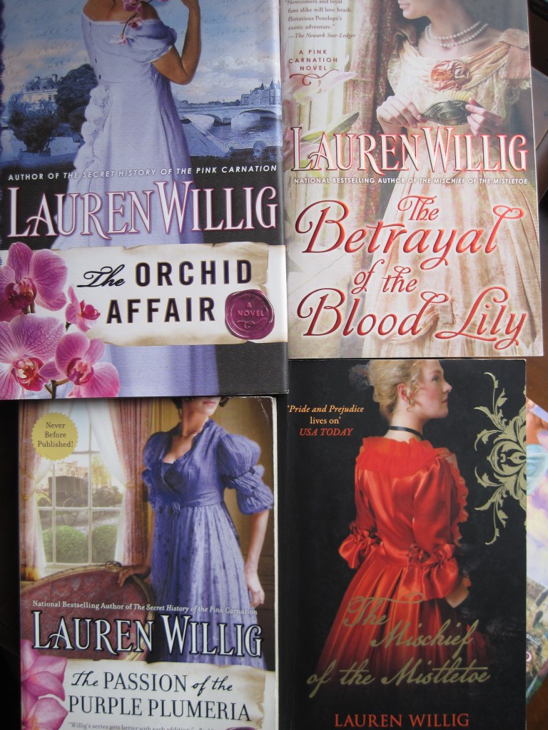 Pink Carnation book covers