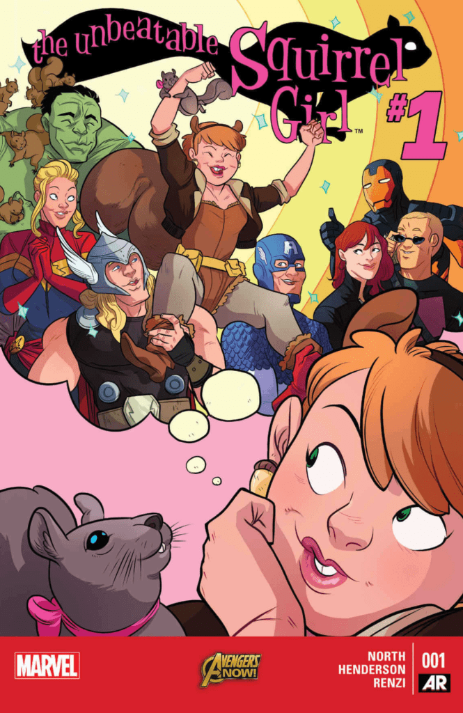 The digital cover of Unbeatable Squirrel Girl 1