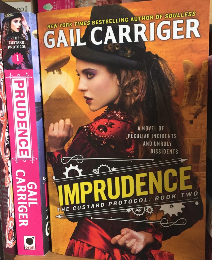 The paperback of Imprudence on a shelf next to Prudence