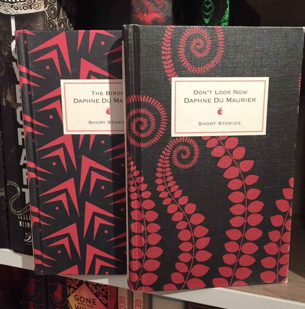 Virago Designer Hardback editions of Daphne Du Maurier short stories.