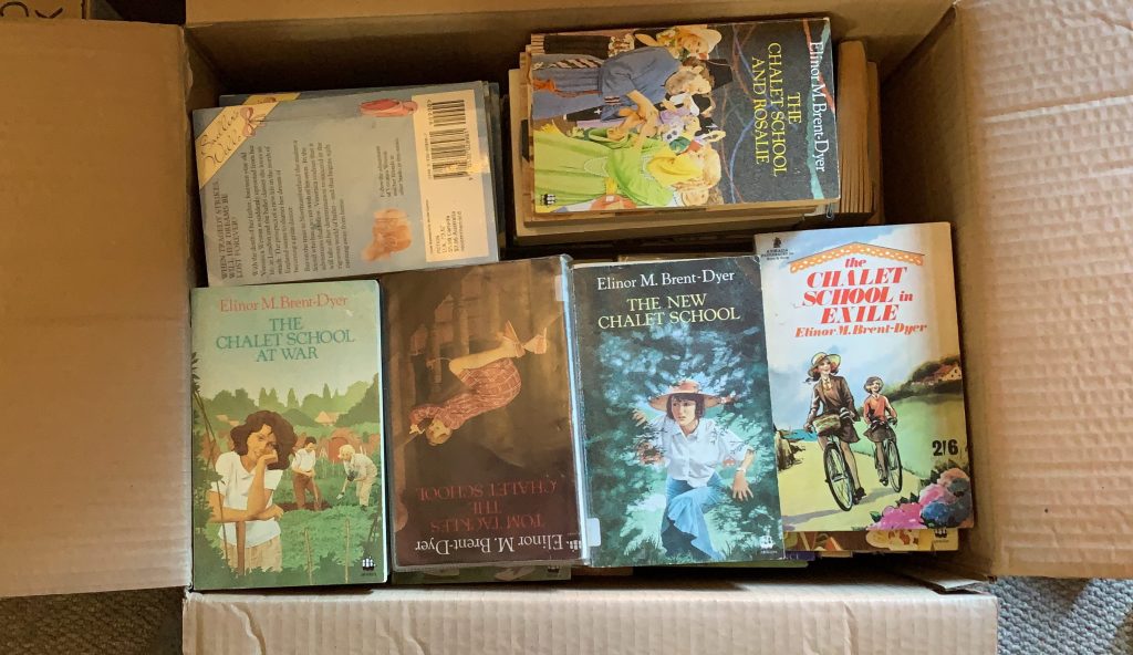 paper back Chalet School books