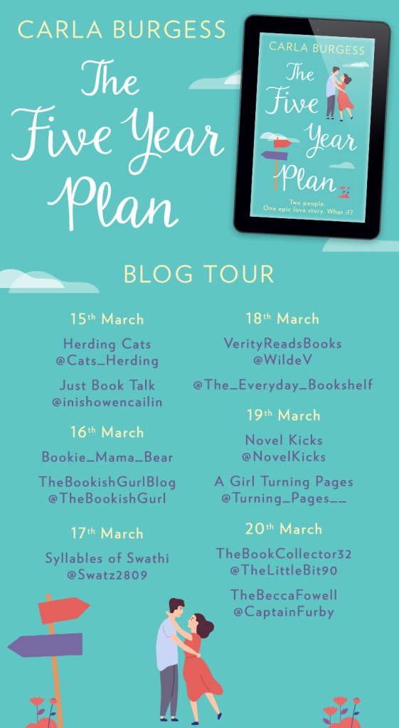 Five Year Plan blog tour banner