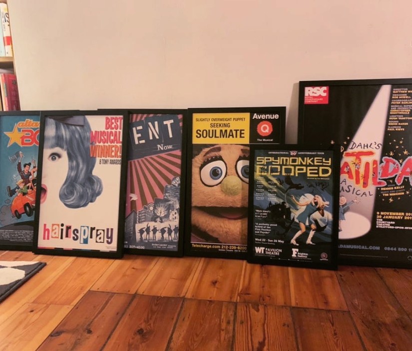 Six show posters