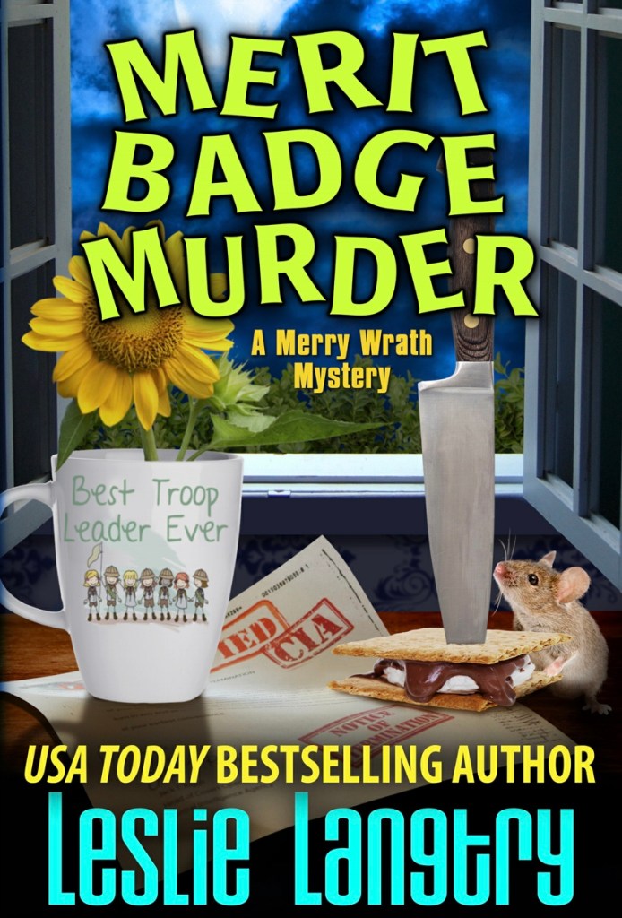 Cover of Merit Badge Murder by Leslie Langtry